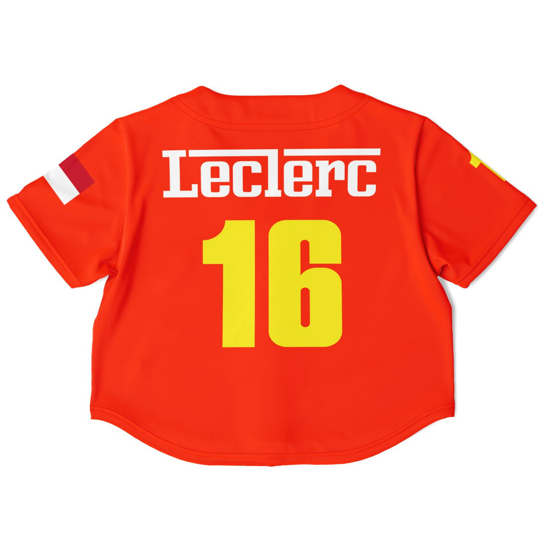 Leclerc - Away Crop Top Jersey - Furious Motorsport