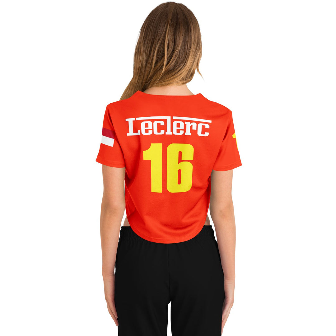 Leclerc - Away Crop Top Jersey - Furious Motorsport