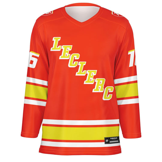 Leclerc - Away Hockey Jersey - Furious Motorsport