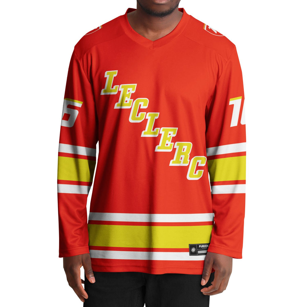 Leclerc - Away Hockey Jersey - Furious Motorsport