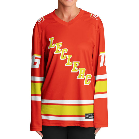 Leclerc - Away Hockey Jersey - Furious Motorsport