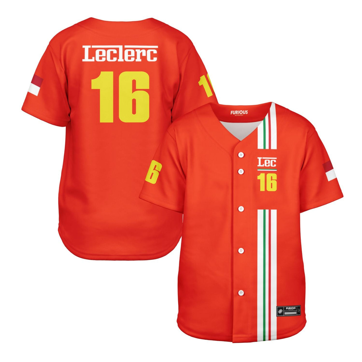 Leclerc - Away Kids Jersey - Furious Motorsport