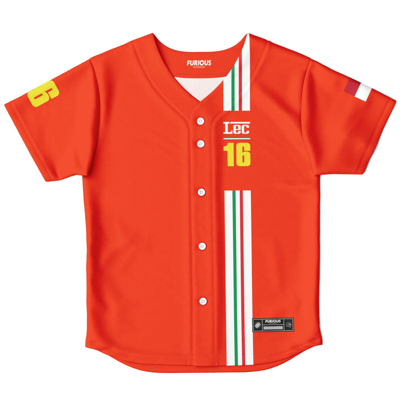 Leclerc - Away Kids Jersey - Furious Motorsport