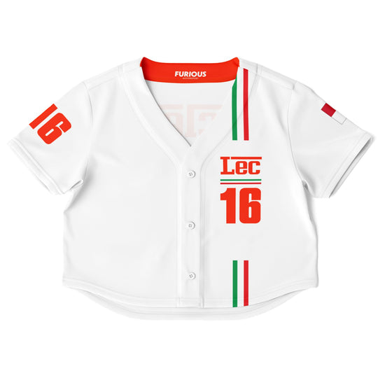 Leclerc - Home Crop Top Jersey (Clearance) - Furious Motorsport