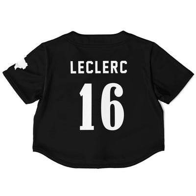 Leclerc - Jet Black Austin Crop Top - Furious Motorsport