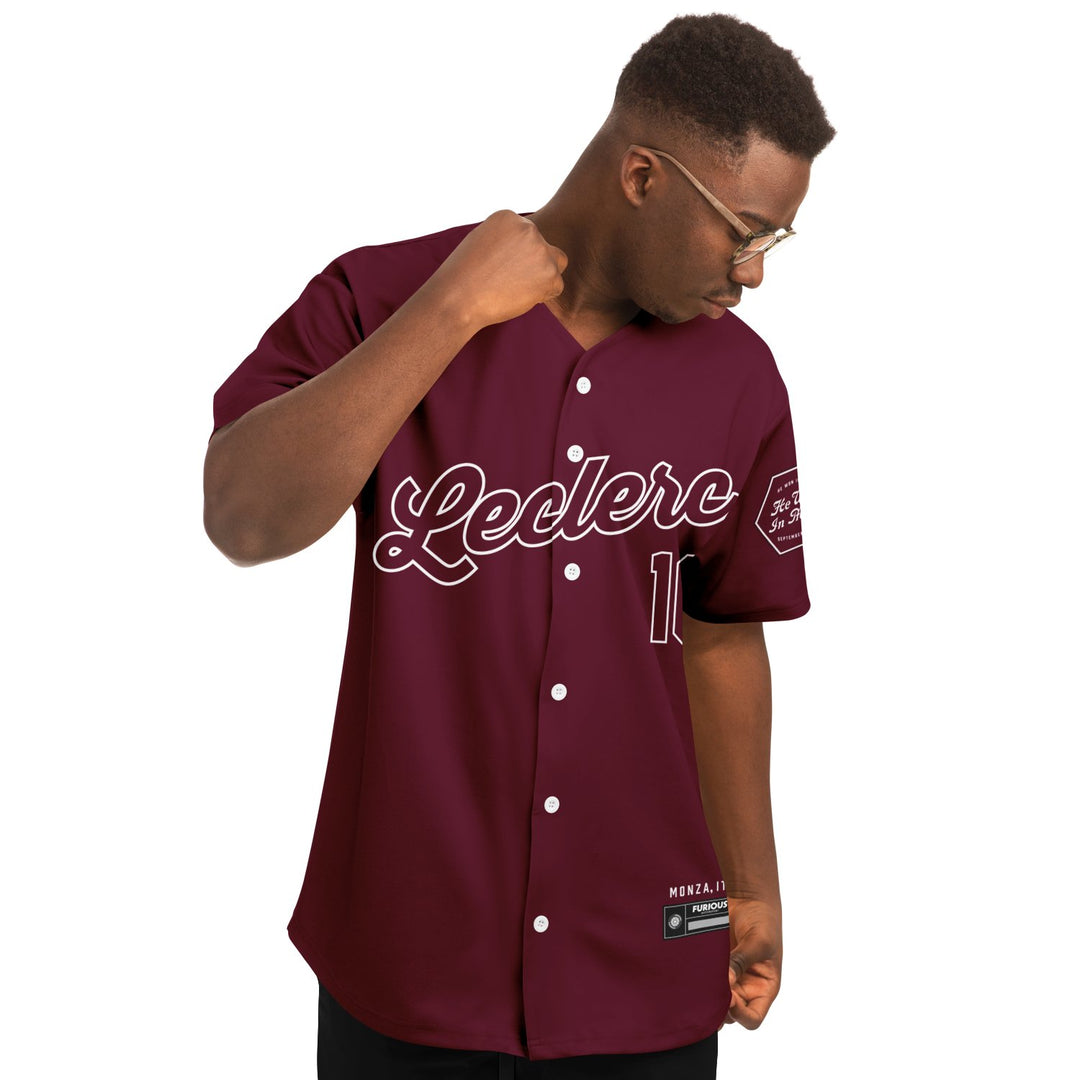 Leclerc - Maroon Monza Jersey - Furious Motorsport