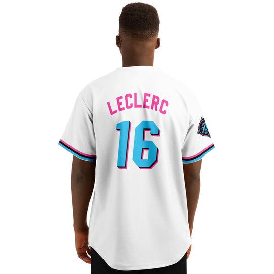 Leclerc - Miami Vice Home Jersey (Clearance) - Furious Motorsport