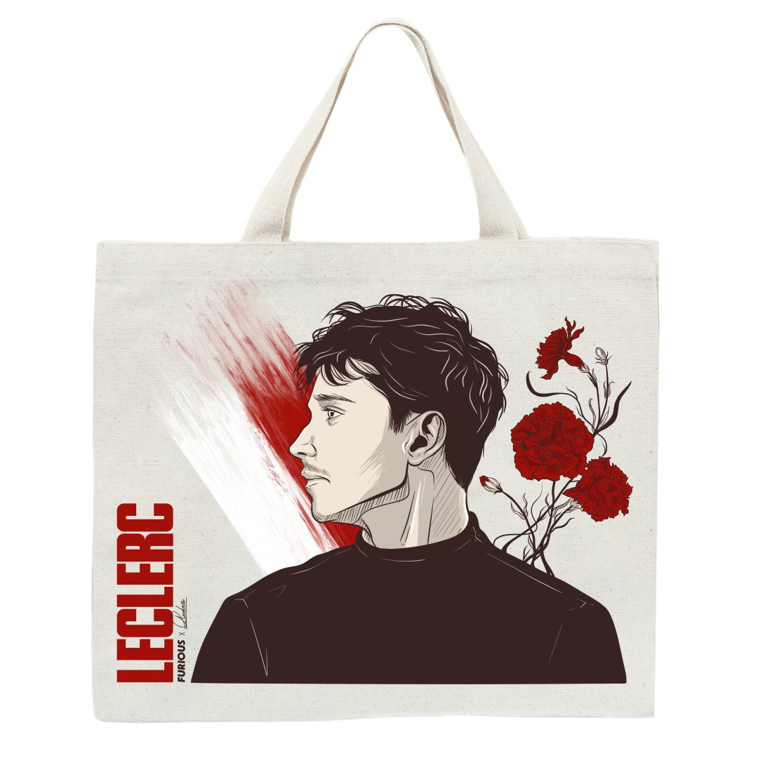 Leclerc Portrait - Tote Bag - Furious Motorsport