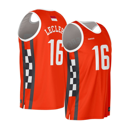 Leclerc - Red Finish Line Edition Jersey - Furious Motorsport