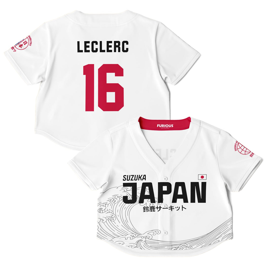 Leclerc - Suzuka "Great Wave" Crop Top - Furious Motorsport