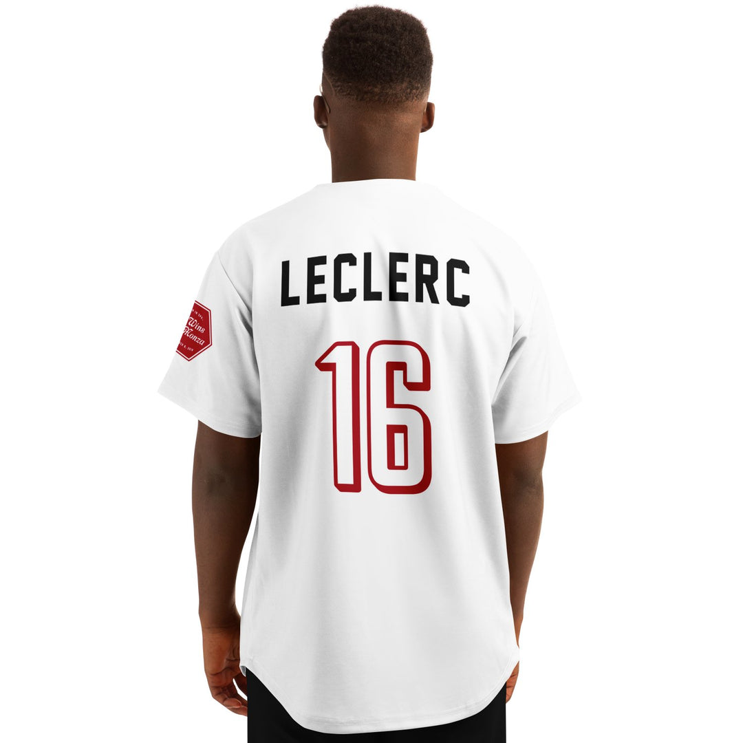 Leclerc - White Monza Jersey - Furious Motorsport