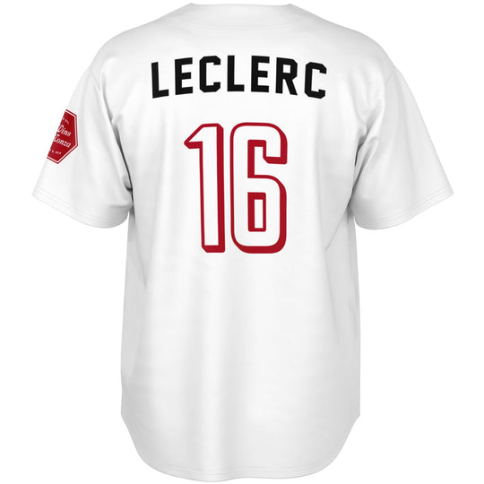 Leclerc - White Monza Jersey - Furious Motorsport