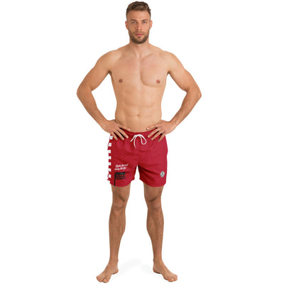 Lights Out Swim Trunks - Crimson Red (Clearance) - Furious Motorsport