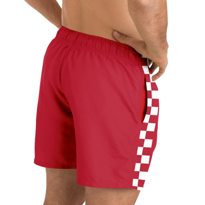 Lights Out Swim Trunks - Crimson Red (Clearance) - Furious Motorsport