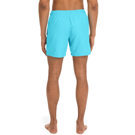 Lights Out Swim Trunks - Neon Blue - Furious Motorsport