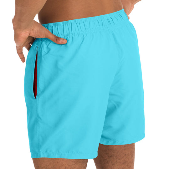 Lights Out Swim Trunks - Neon Blue - Furious Motorsport