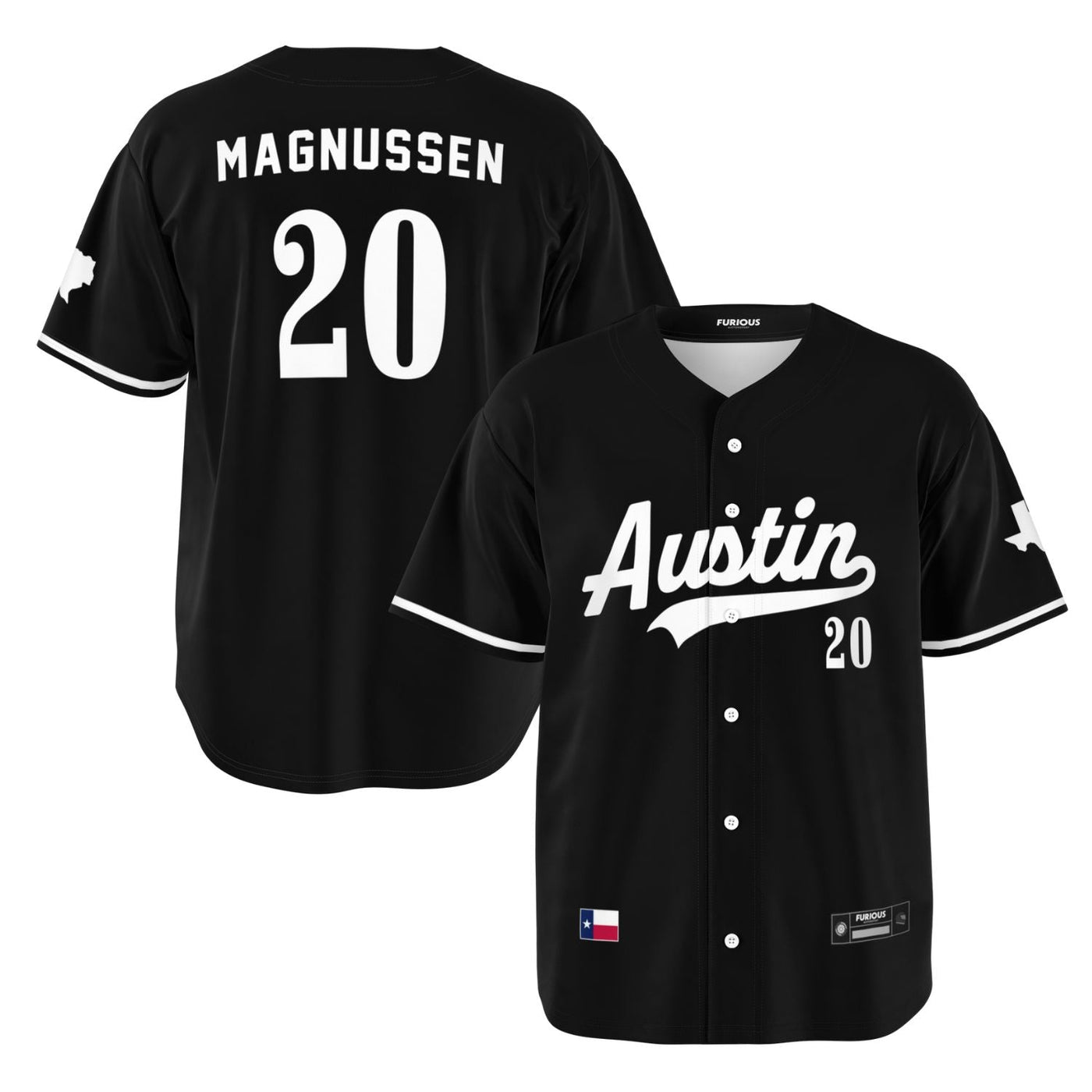 Magnussen - Jet Black Austin Jersey - Furious Motorsport