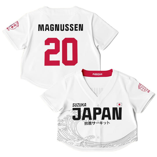 Magnussen - Suzuka "Great Wave" Crop Top (Clearance) - Furious Motorsport