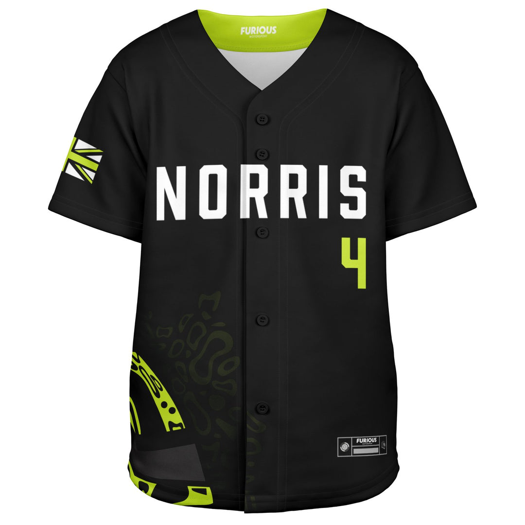 Norris - Black Helmet Kids Jersey - Furious Motorsport