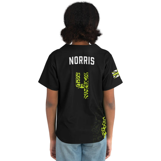 Norris - Black Helmet Kids Jersey - Furious Motorsport