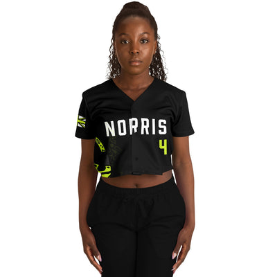 Norris - Carbon Black Fluro Helmet Crop Top - Furious Motorsport