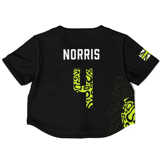 Norris - Carbon Black Fluro Helmet Crop Top (Clearance) - Furious Motorsport