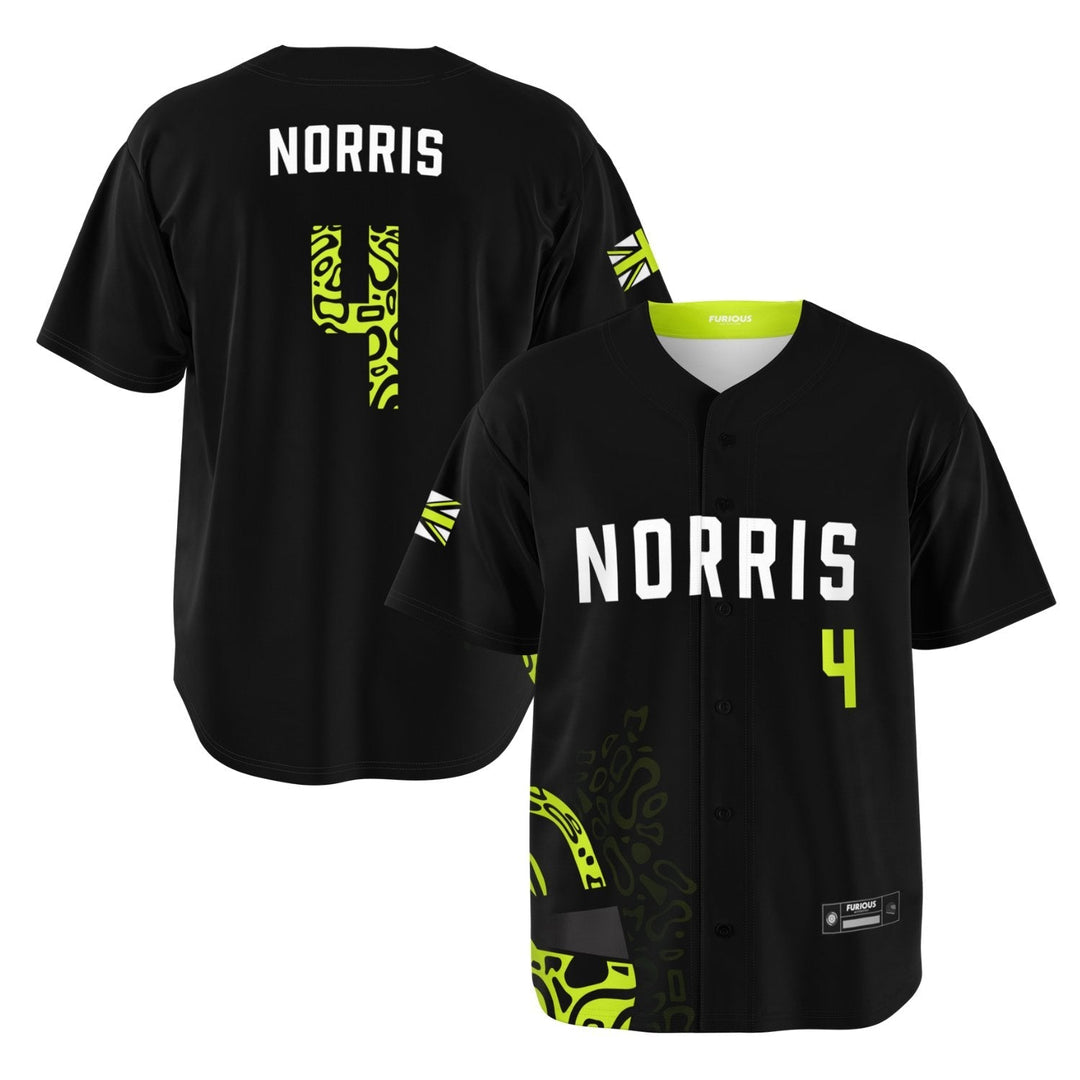 Norris - Carbon Black Fluro Helmet Jersey (Clearance) - Furious Motorsport