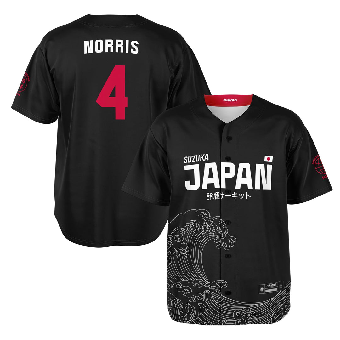 Norris - Carbon Black Suzuka "Great Wave" Jersey - Furious Motorsport