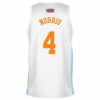 Norris - Home White Classic Edition Jersey (Clearance) - Furious Motorsport