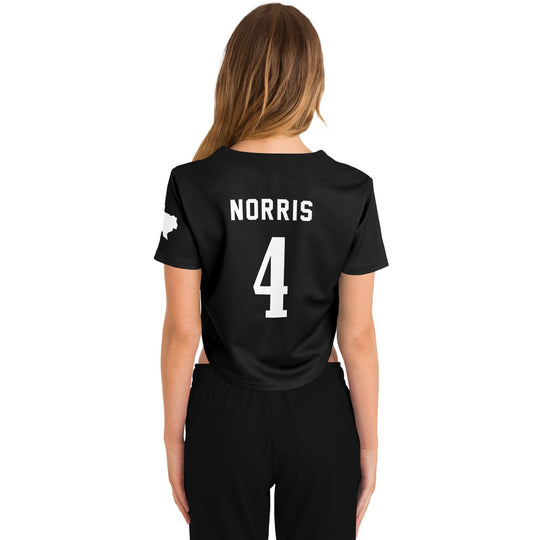 Norris - Jet Black Austin Crop Top - Furious Motorsport