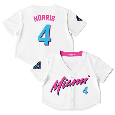 Norris - Miami Vice Home Crop Top - Furious Motorsport