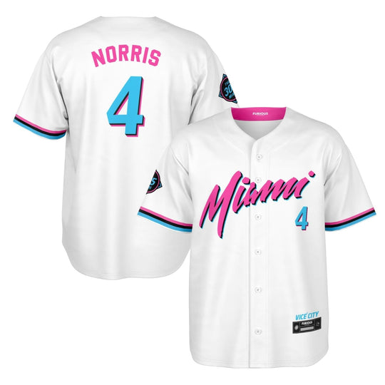 Norris - Miami Vice Home Jersey (Clearance) - Furious Motorsport