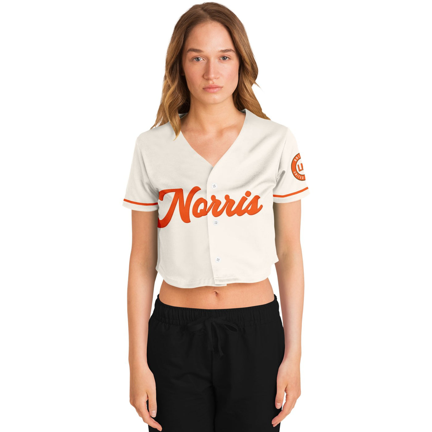 Norris - Off-White Creamsicle Crop Top - Furious Motorsport