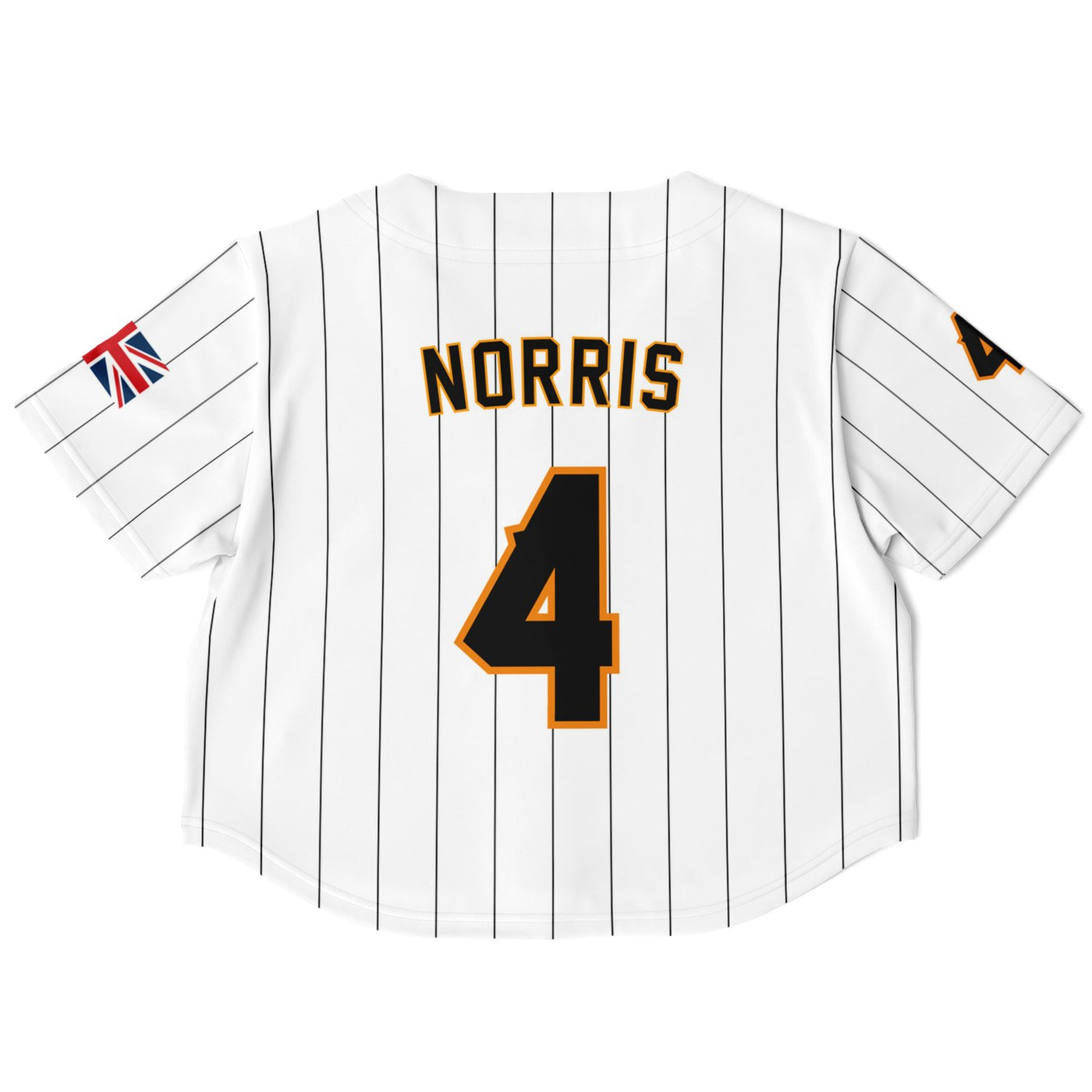 Norris - Pinstripe Home Crop Top - Furious Motorsport