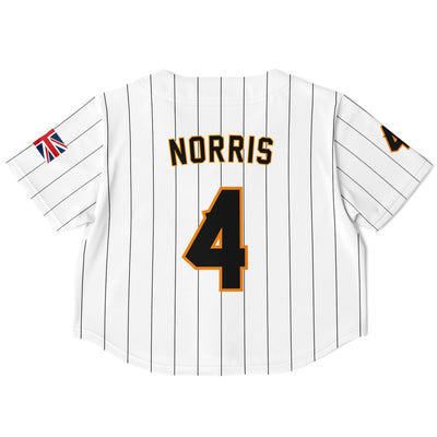 Norris - Pinstripe Home Crop Top - Furious Motorsport