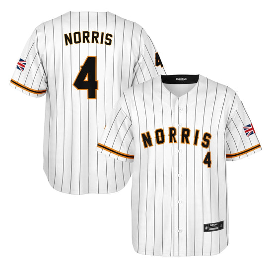 Norris - Pinstripe Home Jersey (Clearance) - Furious Motorsport