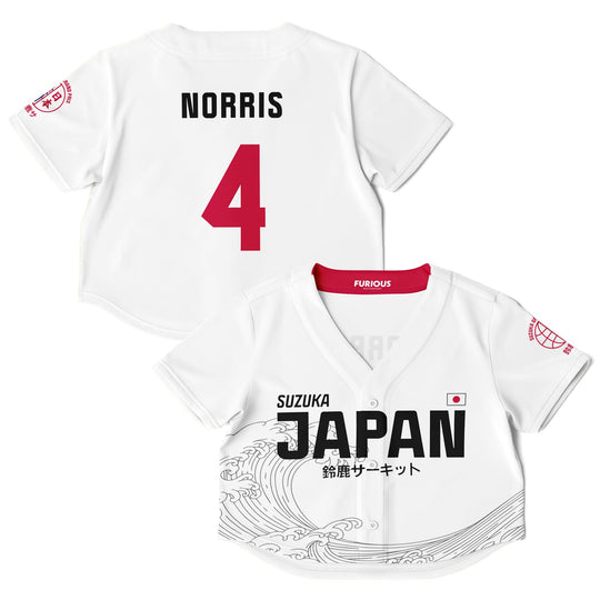 Norris - Suzuka "Great Wave" Crop Top - Furious Motorsport