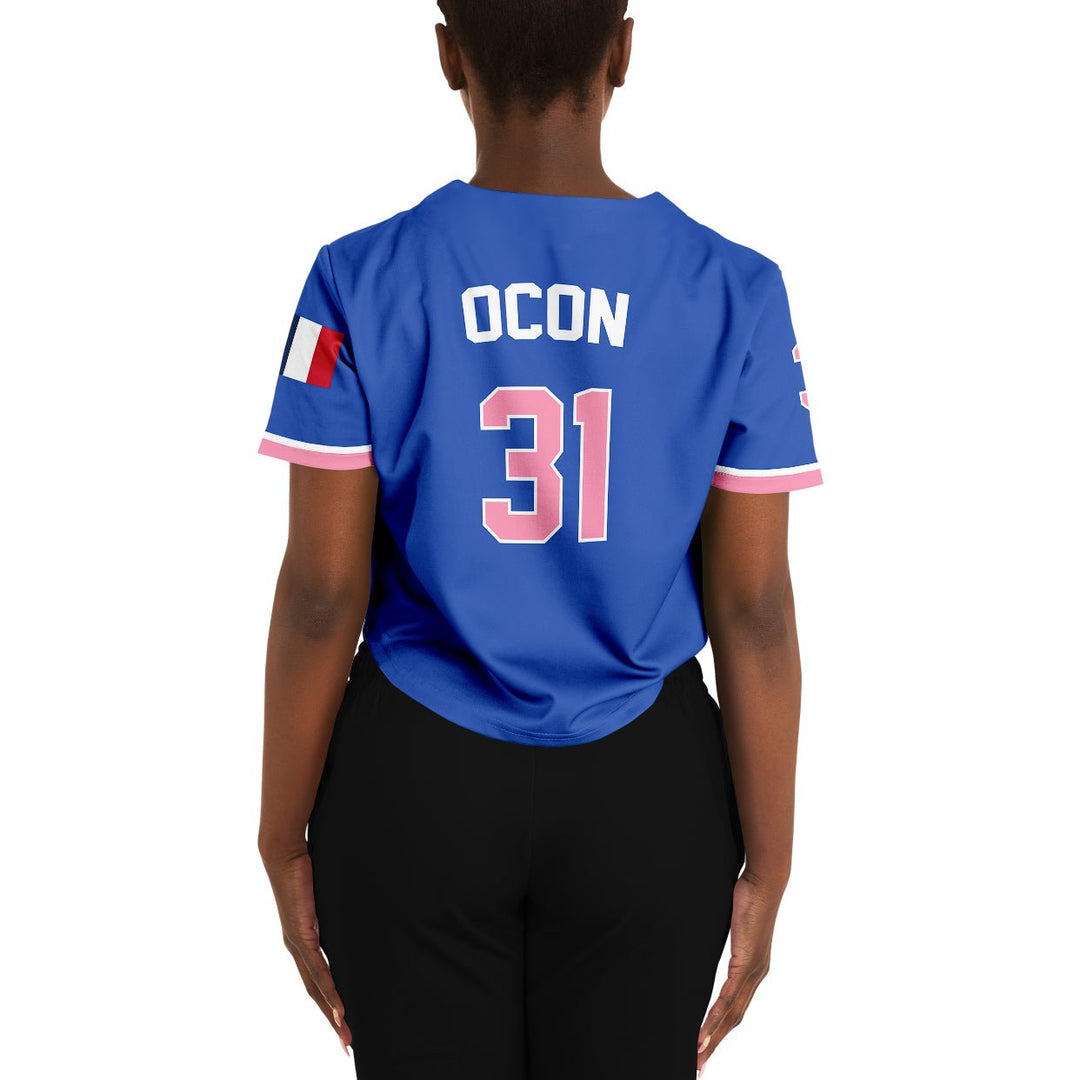 Ocon - Away Crop Top Jersey - Furious Motorsport