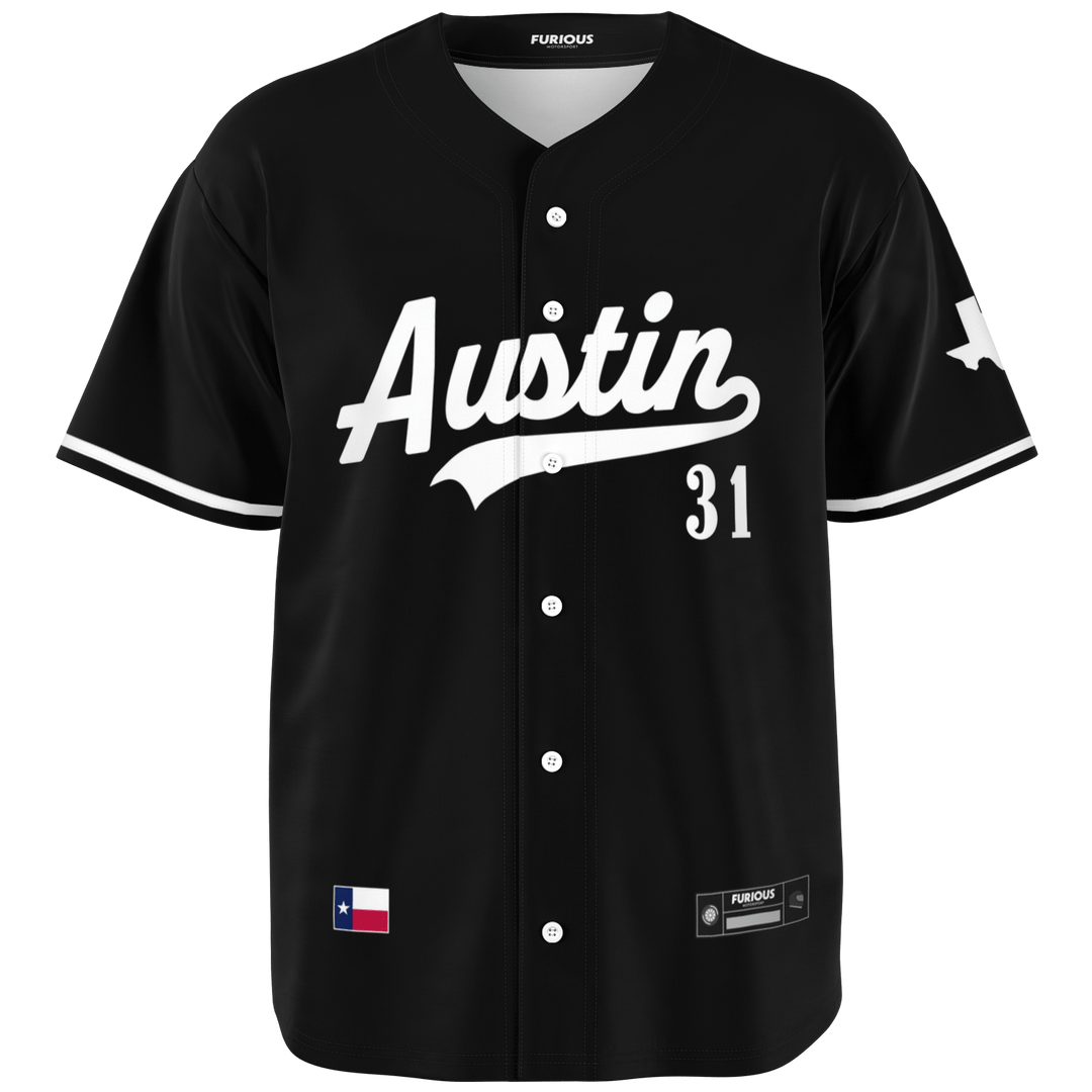 Ocon - Jet Black Austin Jersey (Clearance) - Furious Motorsport