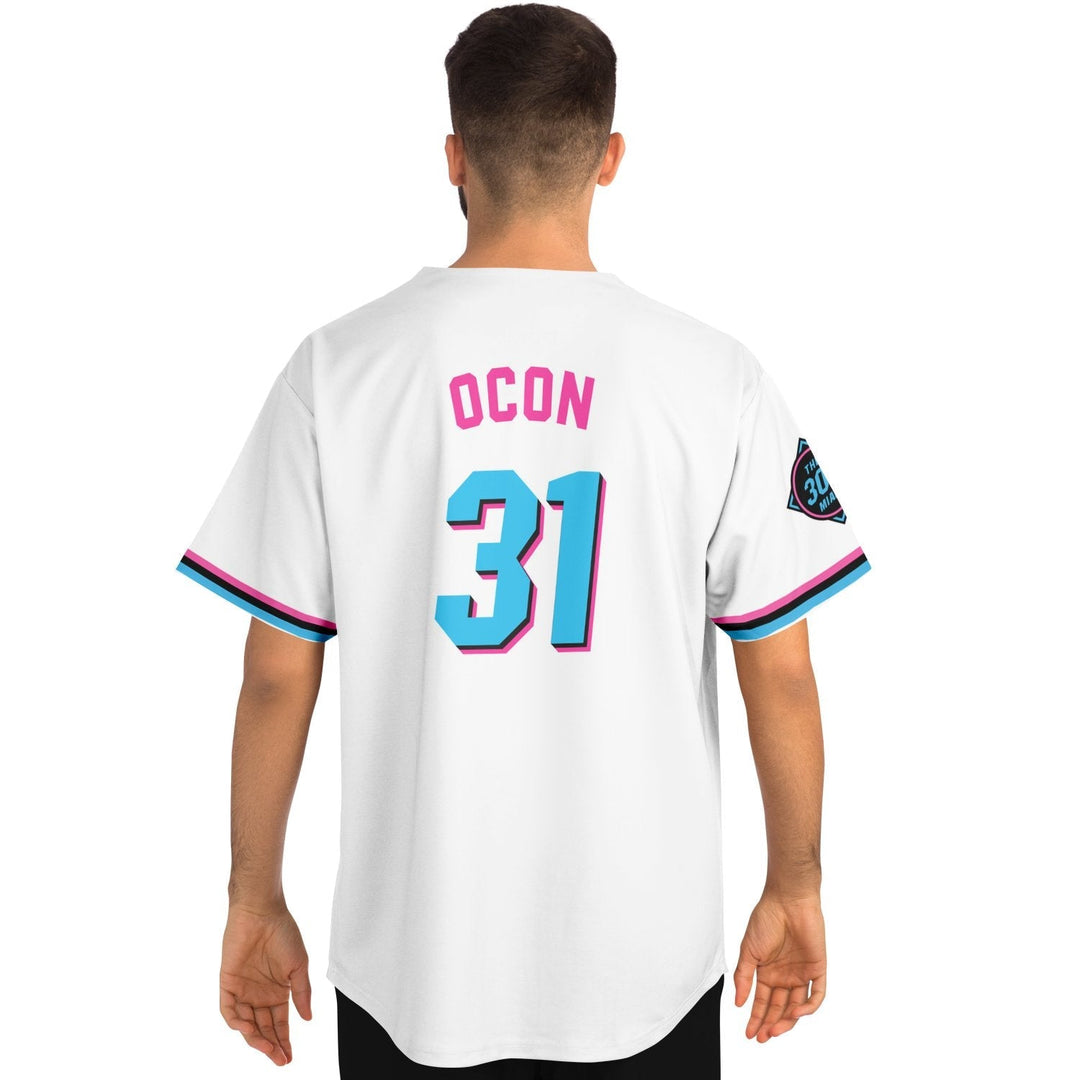 Ocon - Miami Vice Home Jersey (Clearance) - Furious Motorsport