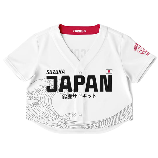 Ocon - Suzuka "Great Wave" Crop Top (Clearance) - Furious Motorsport