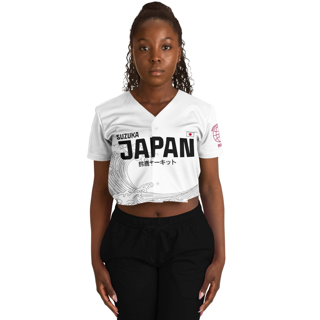 Ocon - Suzuka "Great Wave" Crop Top (Clearance) - Furious Motorsport