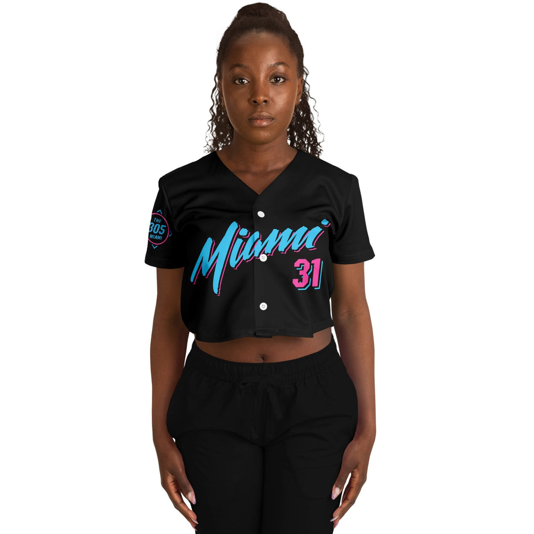 Ocon - Vice City Crop Top Jersey (Clearance) - Furious Motorsport