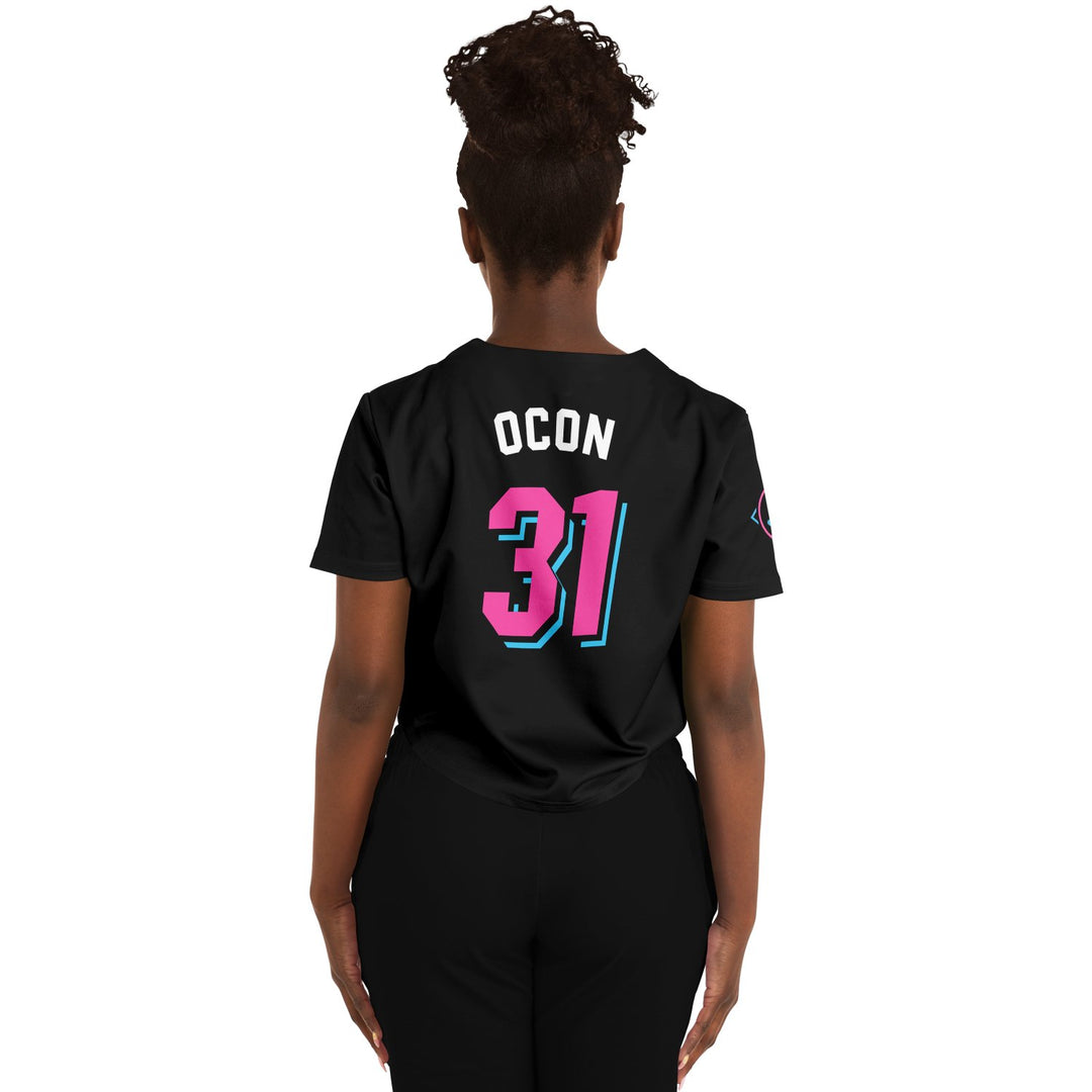 Ocon - Vice City Crop Top Jersey (Clearance) - Furious Motorsport