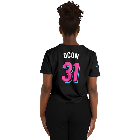 Ocon - Vice City Crop Top Jersey (Clearance) - Furious Motorsport