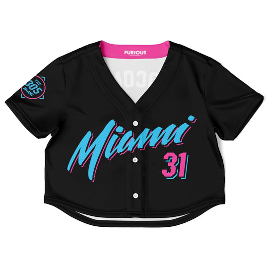 Ocon - Vice City Crop Top Jersey (Clearance) - Furious Motorsport