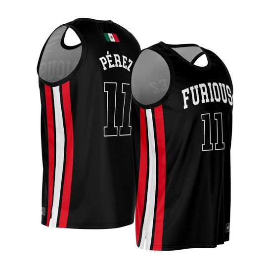 Pérez - Away Black Classic Edition Jersey - Furious Motorsport