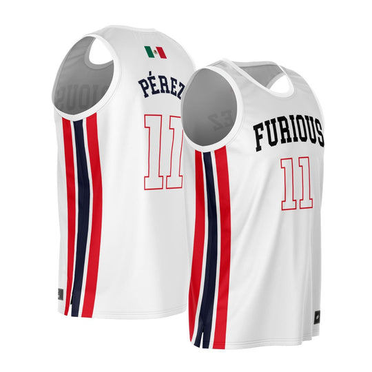 Pérez - Home White Classic Edition Jersey - Furious Motorsport