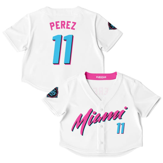 Perez - Miami Vice Home Crop Top (Clearance) - Furious Motorsport