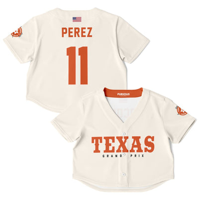 Perez - Off-White Texas GP Crop Top - Furious Motorsport